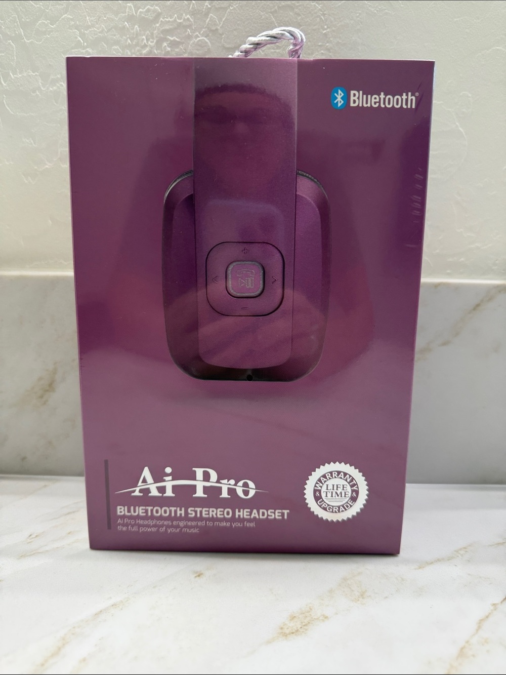 Ai Pro Bluetooth Stereo Headset - Purple